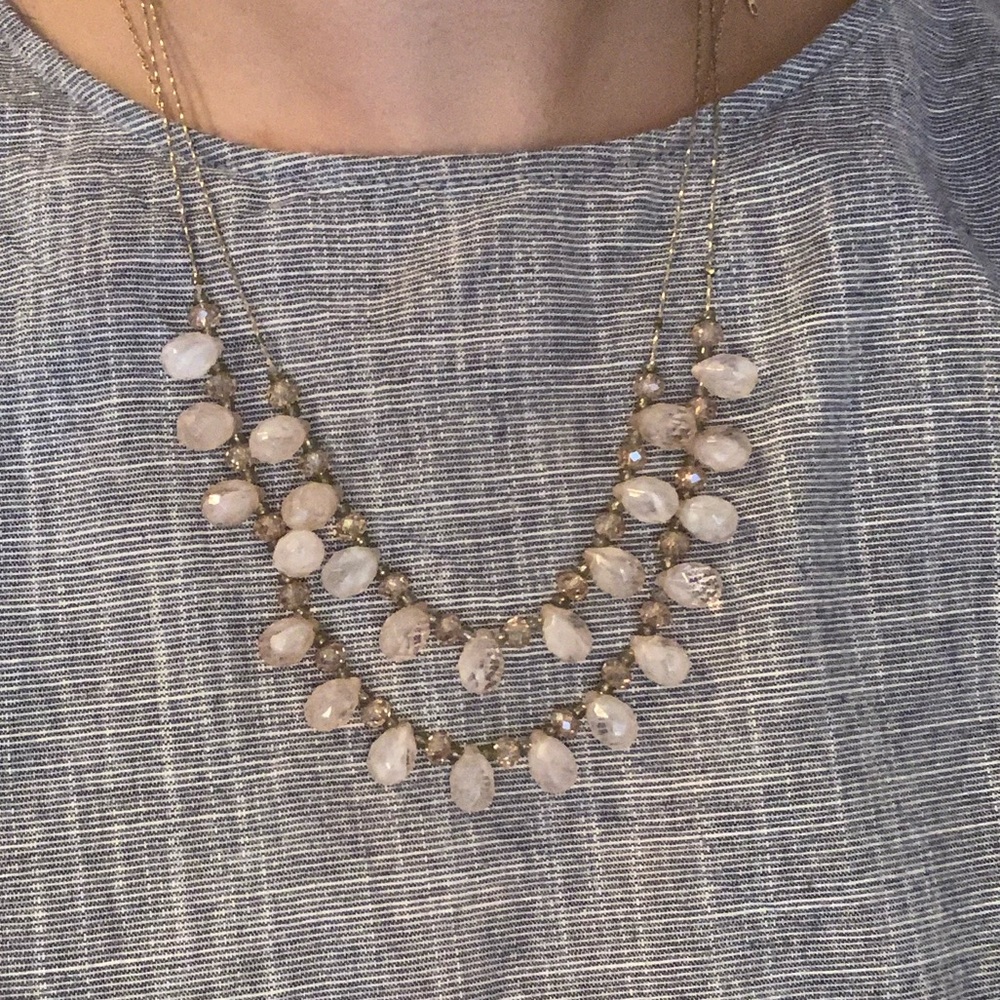 light pink 2-layered necklace!